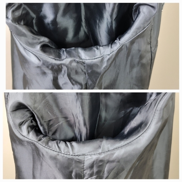 Talbots Petites Glen Houndstooth Plaid Water Resistant Trench/Rain Coat Sz 16P - Picture 13 of 13